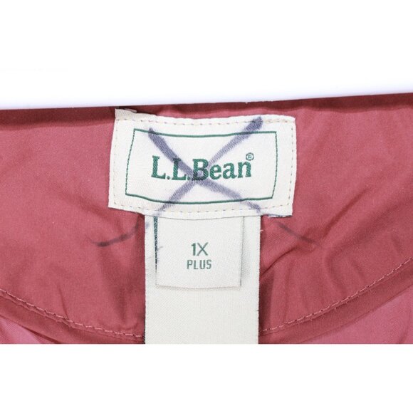 LL Bean Ultrawarm Down Coat Three Quarter Length Rosewood Size 1X - Picture 8 of 12